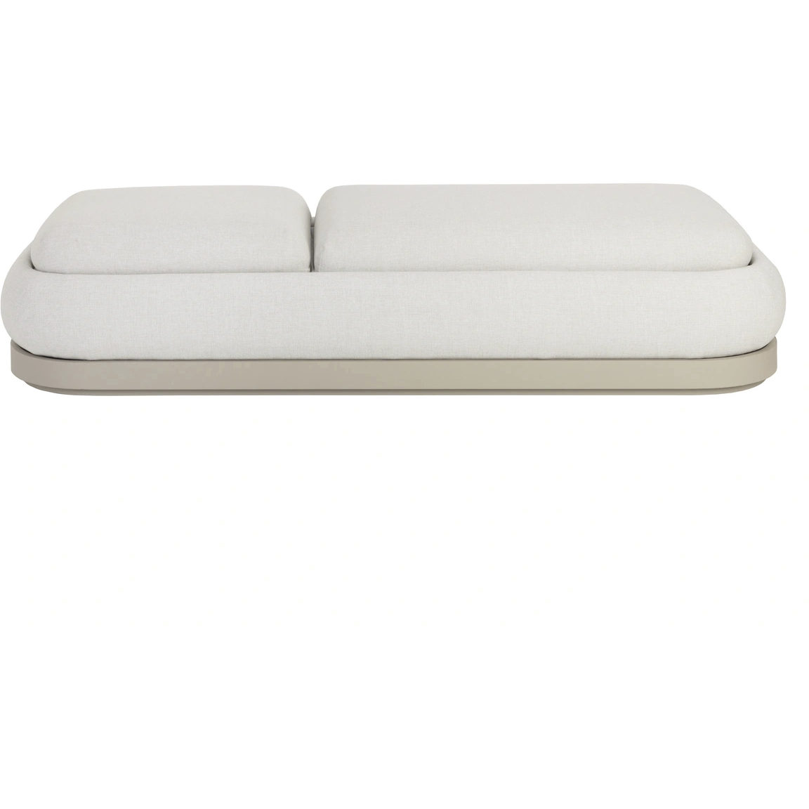 Sonora Greige / Gracebay Light Grey Outdoor Lounger